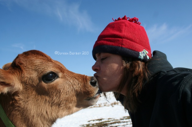 Calf kisses just happen to be the best!